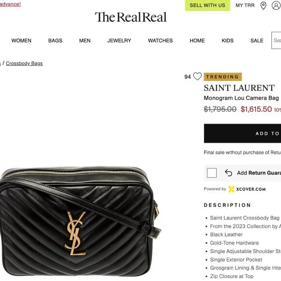 YSL camera bag quilted with gold hardware - Picture 13 of 13